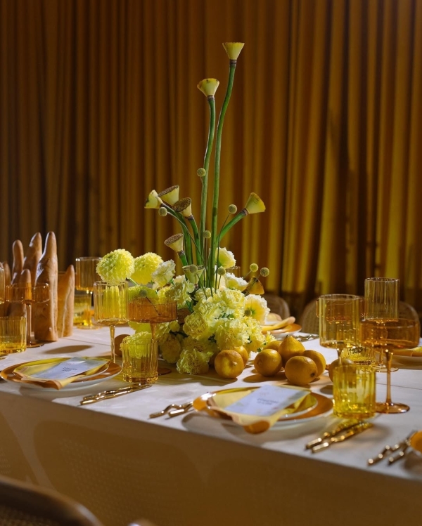 Trend: Yellow Event Design