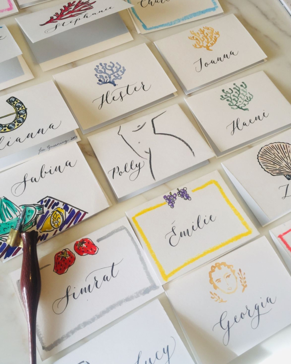 30 Creative Place Card Ideas for Summer Weddings & Events