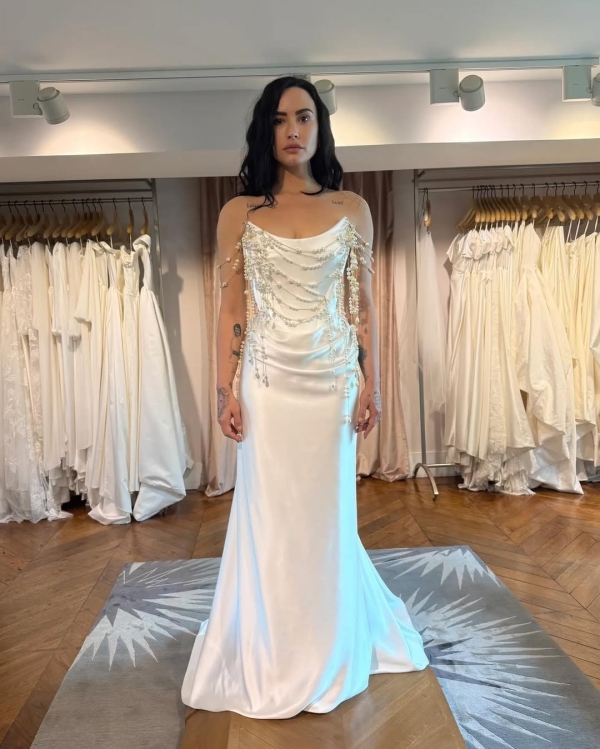 Demi Lovato Said ‘I Do’ in Vivienne Westwood — Here’s Your First Glimpse