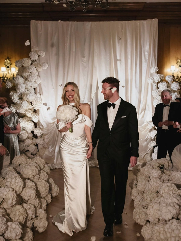 A First Look at Leonie Hanne’s Wedding in London — photo 1