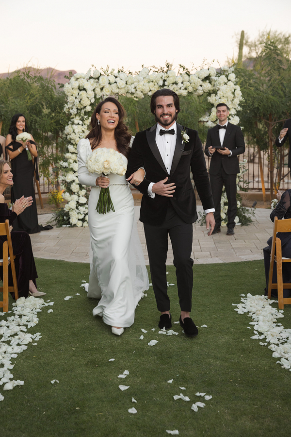 Real Wedding at the Old Aircraft Hangar