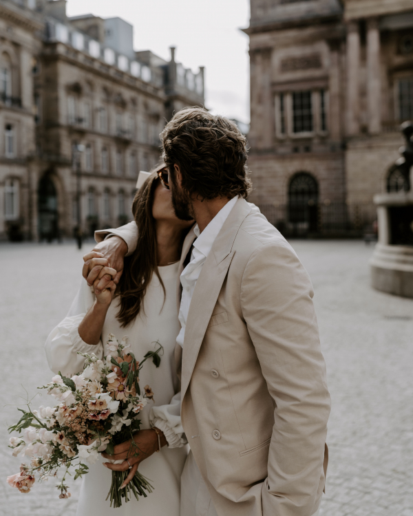 Real Wedding in Walled Garden in England