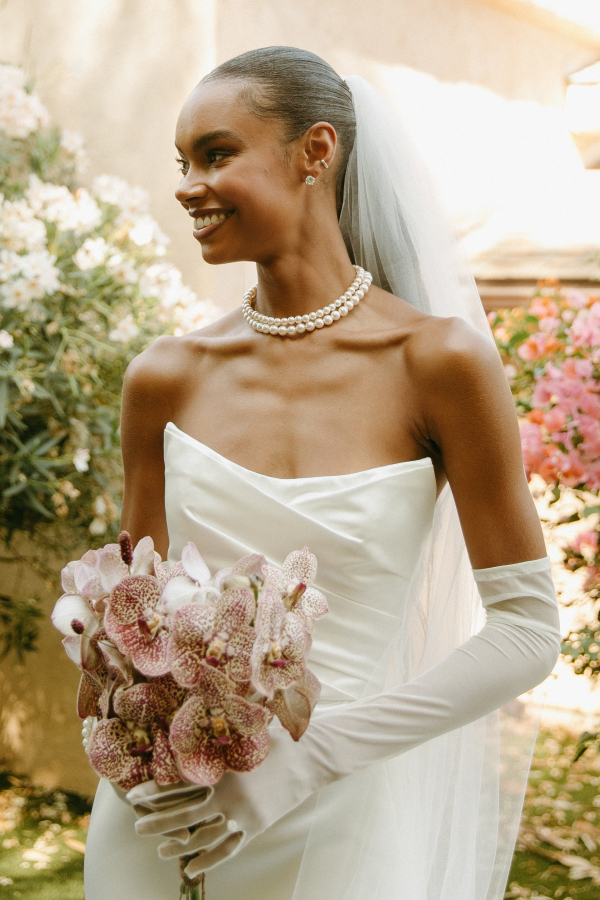 Intimate garden wedding in Southern California