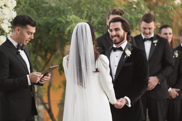 Real Wedding at the Old Aircraft Hangar