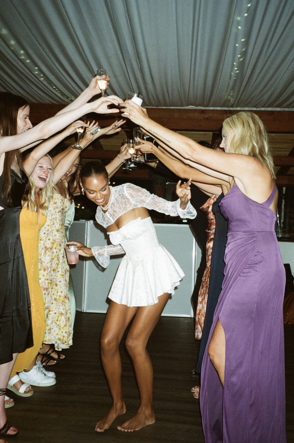 Intimate garden wedding in Southern California