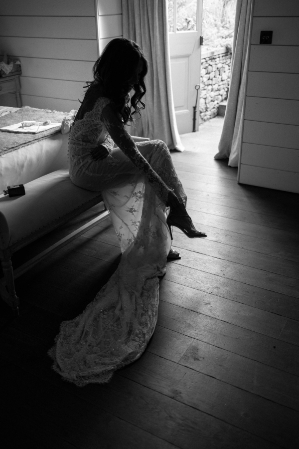 Real Wedding in Walled Garden in England