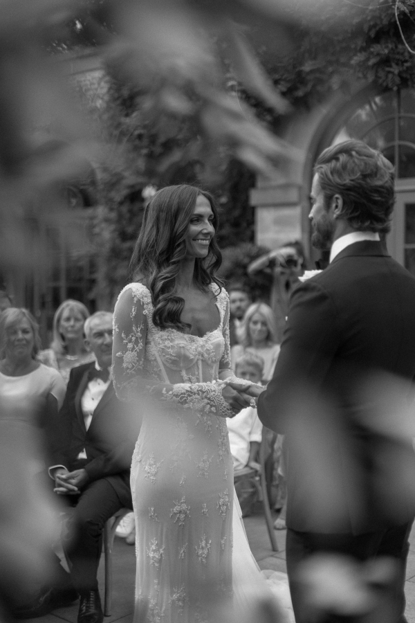 Real Wedding in Walled Garden in England