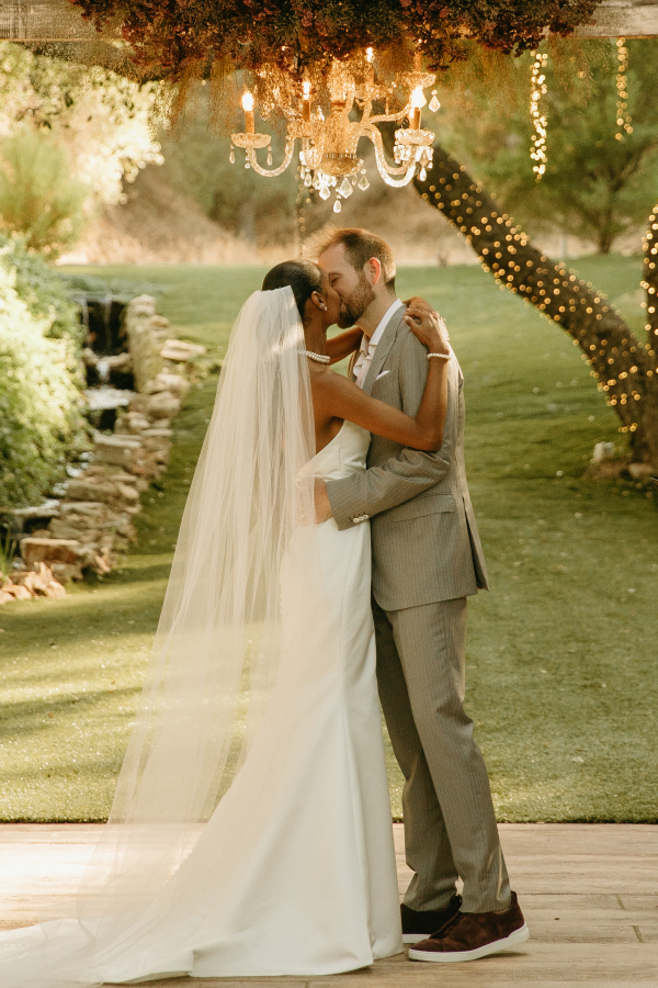 Intimate garden wedding in Southern California