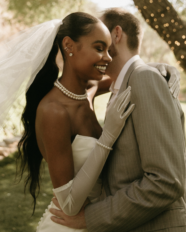 Intimate garden wedding in Southern California