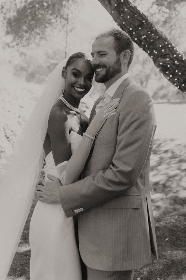 Intimate garden wedding in Southern California