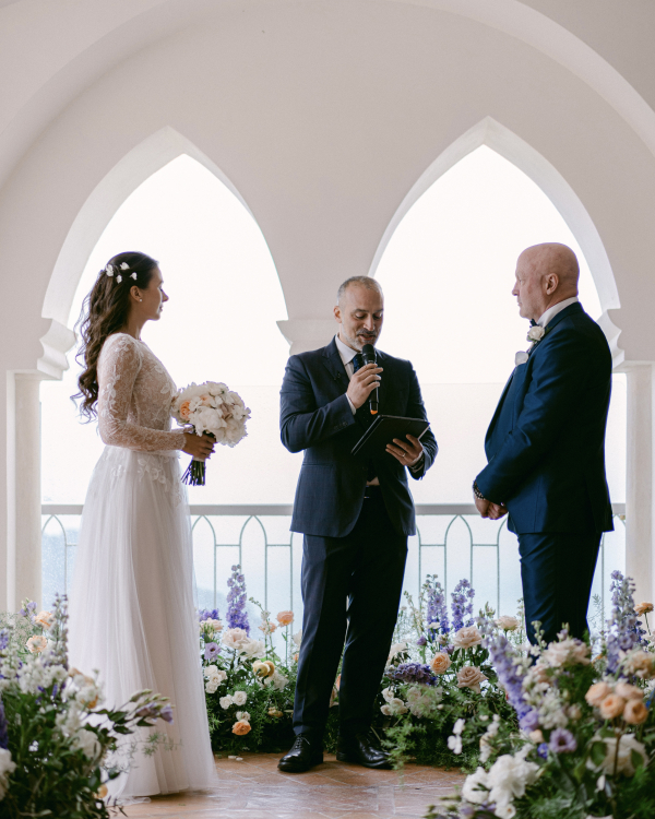 Luxury Wedding at the Belmond Hotel Caruso on the Amalfi Coast | Oxana & Michael Marriage Ceremony
