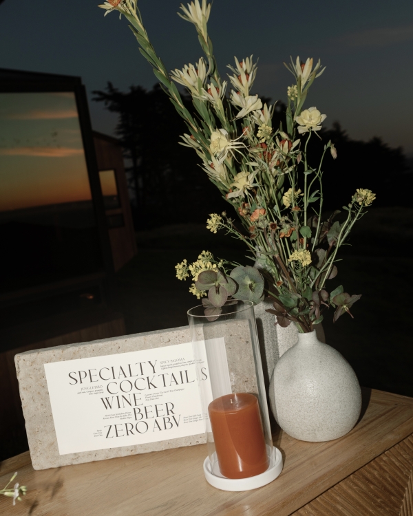 An Elegant Wildflower Wedding with Breathtaking Ocean Views
