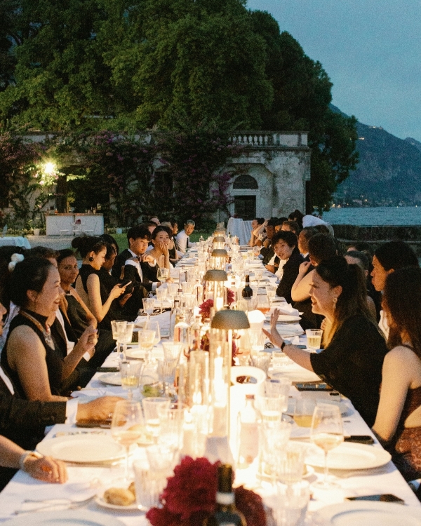 A Chic Black Tie Editorial-Inspired Wedding on Lake Garda, Italy