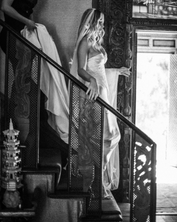 Maximalism Meets Art Deco Glamor in a Secret Garden Wedding in Hollywood