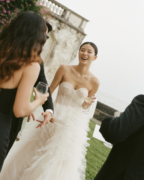 A Chic Black Tie Editorial-Inspired Wedding on Lake Garda, Italy