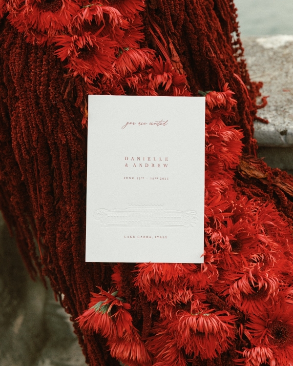 A Chic Black Tie Editorial-Inspired Wedding on Lake Garda, Italy