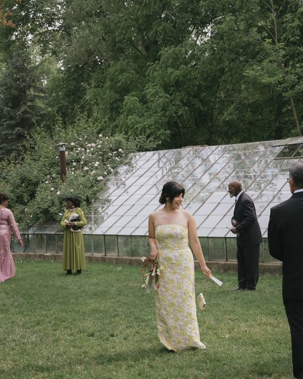 A Romantic Garden Wedding with Whimsical Foraged Blooms & Berries