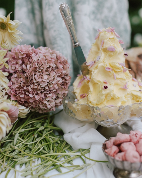 A Romantic Provençal Garden Wedding in France with Pastel Blooms & Antique Details