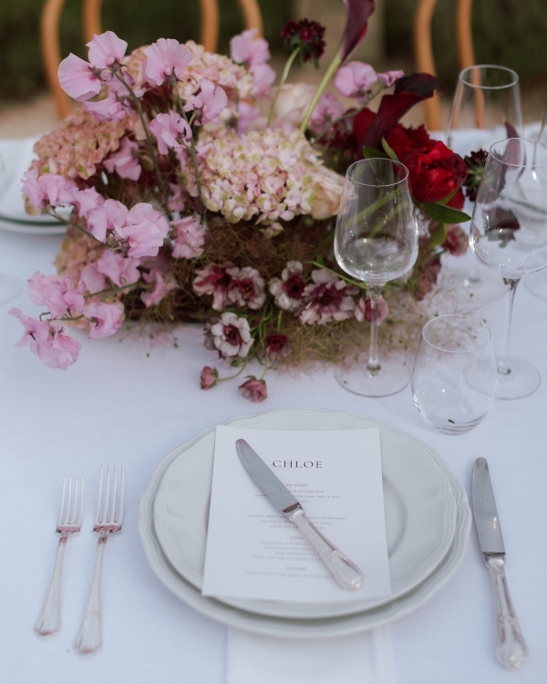 A Romantic Provençal Garden Wedding in France with Pastel Blooms & Antique Details