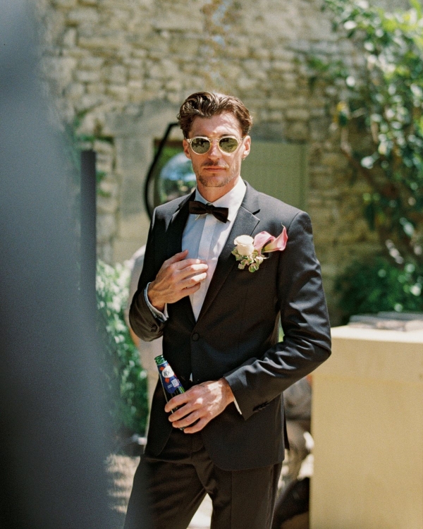 A Romantic Provençal Garden Wedding in France with Pastel Blooms & Antique Details