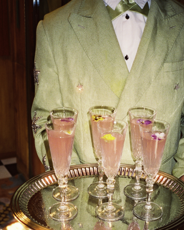 Maximalism Meets Art Deco Glamor in a Secret Garden Wedding in Hollywood