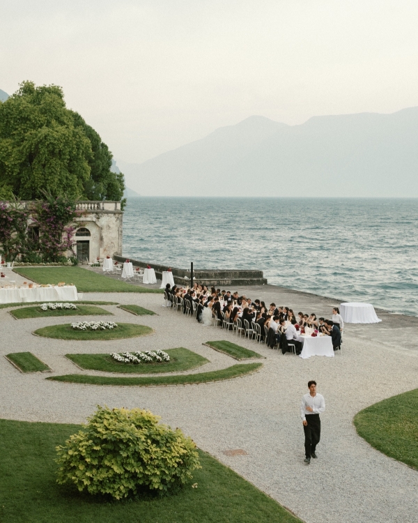 A Chic Black Tie Editorial-Inspired Wedding on Lake Garda, Italy