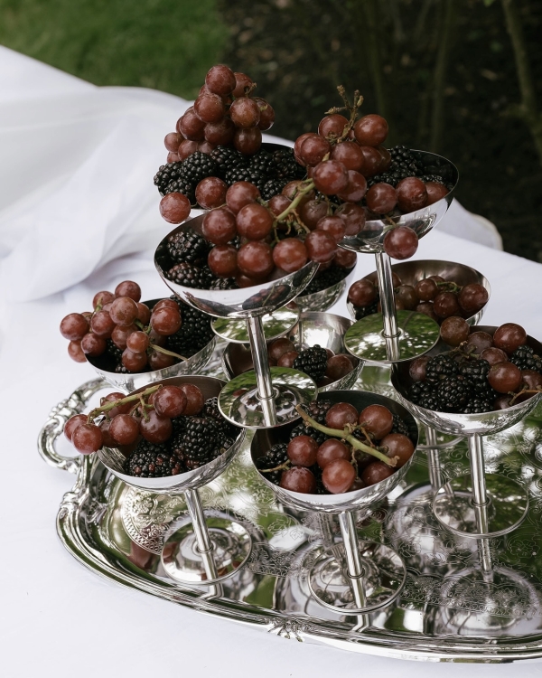 A Romantic Garden Wedding with Whimsical Foraged Blooms & Berries