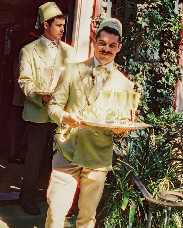 Maximalism Meets Art Deco Glamor in a Secret Garden Wedding in Hollywood