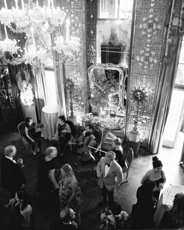 Maximalism Meets Art Deco Glamor in a Secret Garden Wedding in Hollywood