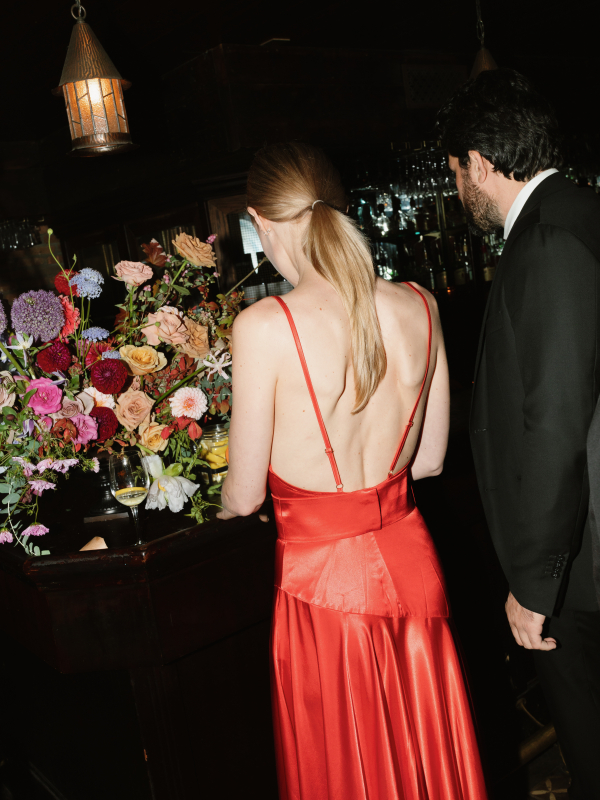 Autumn Fall Wedding Celebration at The Bowery Hotel Location | Sydney and Alex's Heartfelt Marriage Ceremony