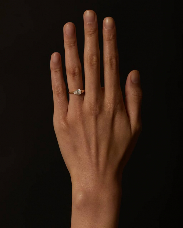 Wedding Rings for Pear Shaped Diamond | Teardrop Diamond | Pear Cut Rings