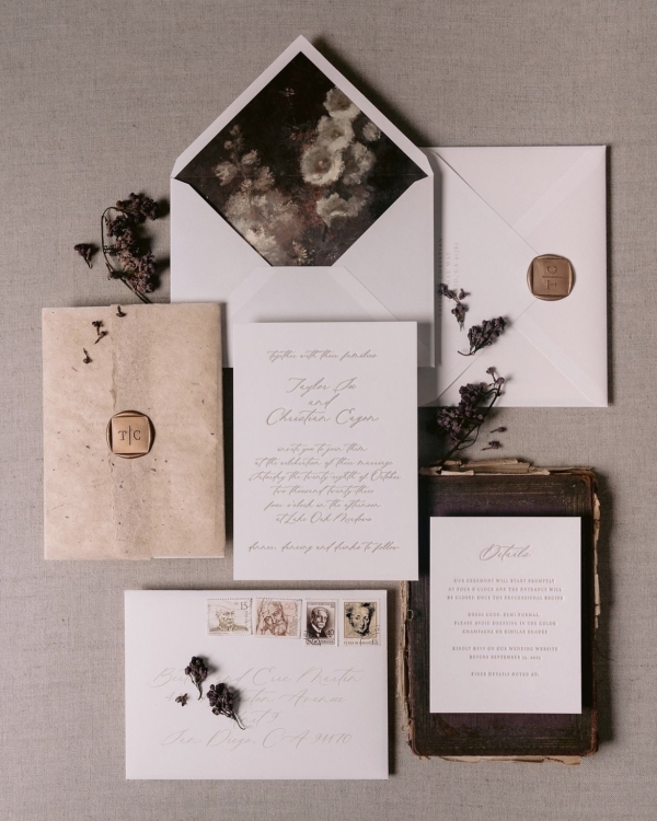 40 Wedding Invitation Ideas with Wax Seals