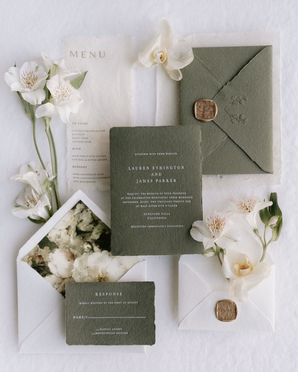 40 Wedding Invitation Ideas with Wax Seals