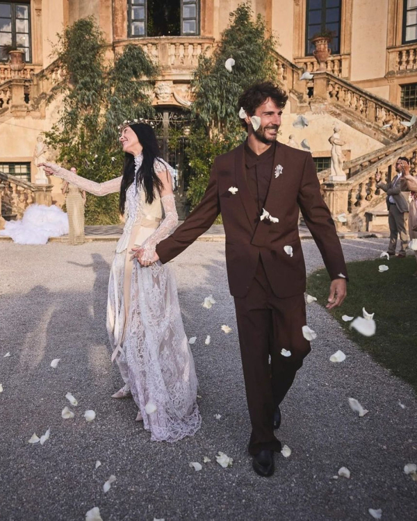 Supermodel Mariacarla Boscono Marries Olympic Athlete Claudio Stecchi