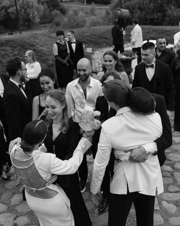 A Whimsical Wedding with a Giant Bow and Curved Tablescape