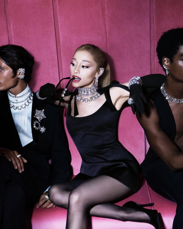 Ariana Grande Dazzles in Swarovski's 2024 Holiday Campaign