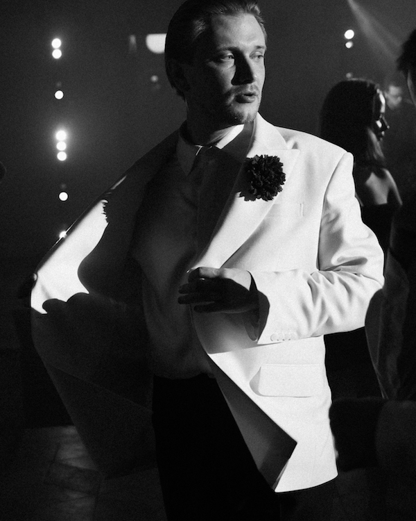 A Whimsical Wedding with a Giant Bow and Curved Tablescape