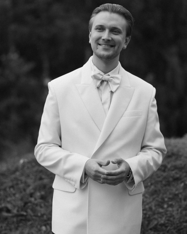 A Whimsical Wedding with a Giant Bow and Curved Tablescape