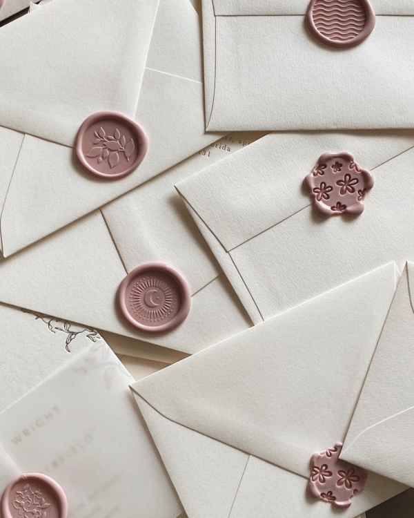 40 Wedding Invitation Ideas with Wax Seals