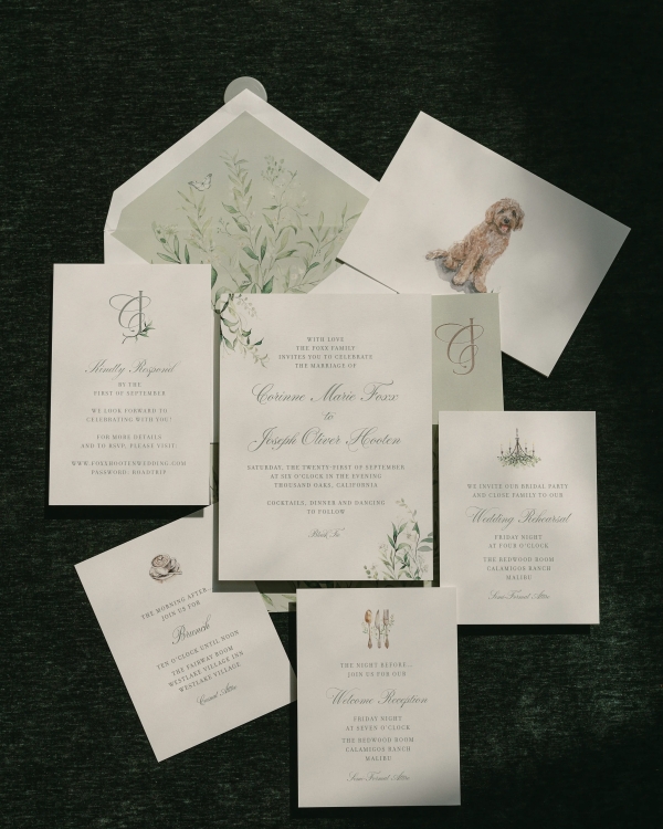 Jamie Foxx’s Daughter Corinne Wears Monique Lhuillier as She Marries in California