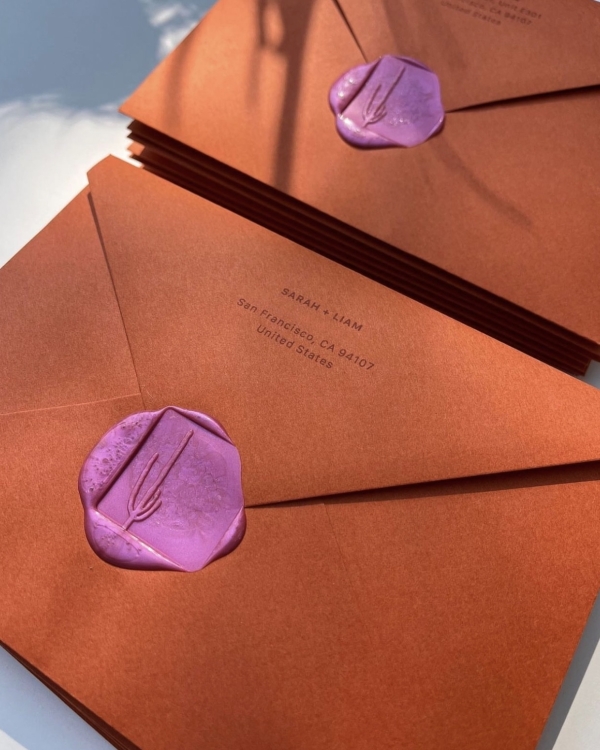 40 Wedding Invitation Ideas with Wax Seals