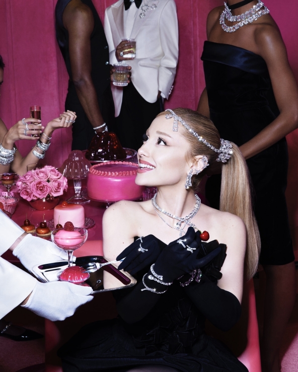 Ariana Grande Dazzles in Swarovski's 2024 Holiday Campaign