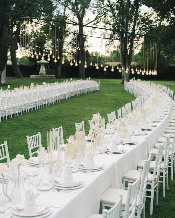 An Elegant Art-Inspired Garden Celebration in Madrid