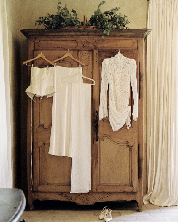 A Romantic Provençal Garden Wedding in France with Pastel Blooms & Antique Details