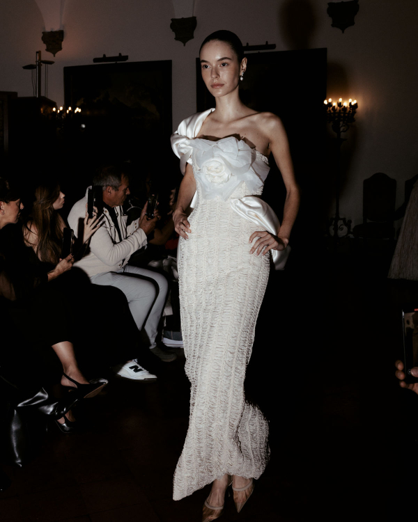 Backstage at Floure’s NYBFW Fall 2026 Runway Show