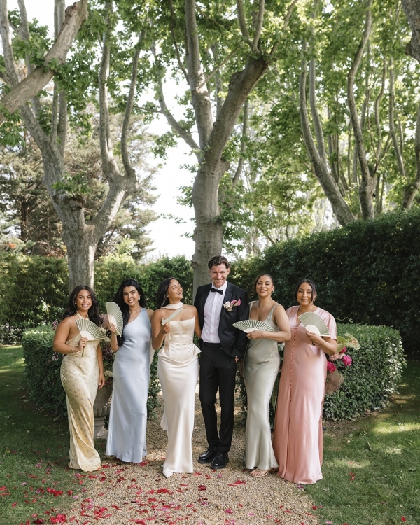 A Romantic Provençal Garden Wedding in France with Pastel Blooms & Antique Details