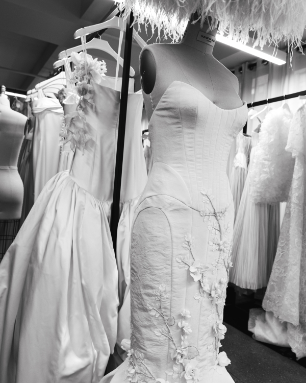 In the Atelier with House of Gilles for New York Bridal Fashion Week Fall 2026