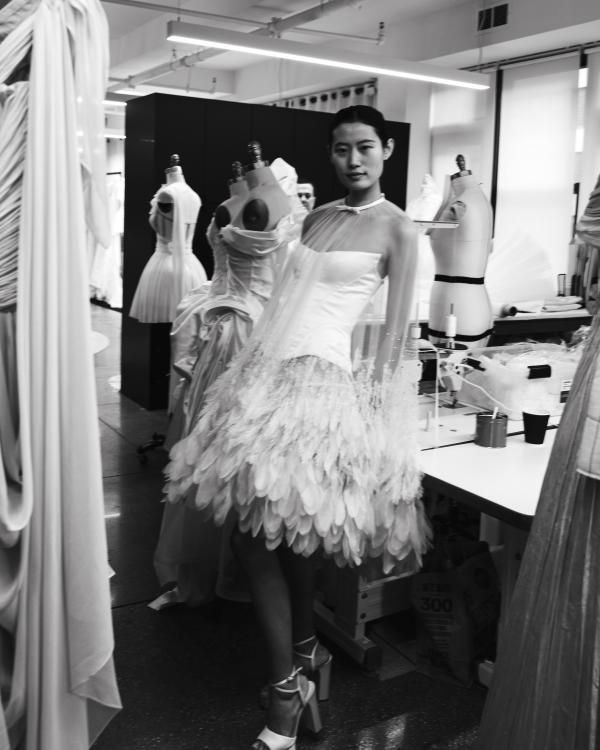 In the Atelier with House of Gilles for New York Bridal Fashion Week Fall 2026