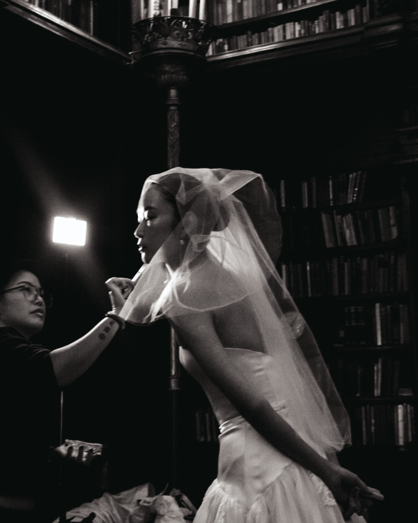 Backstage at Floure’s NYBFW Fall 2026 Runway Show