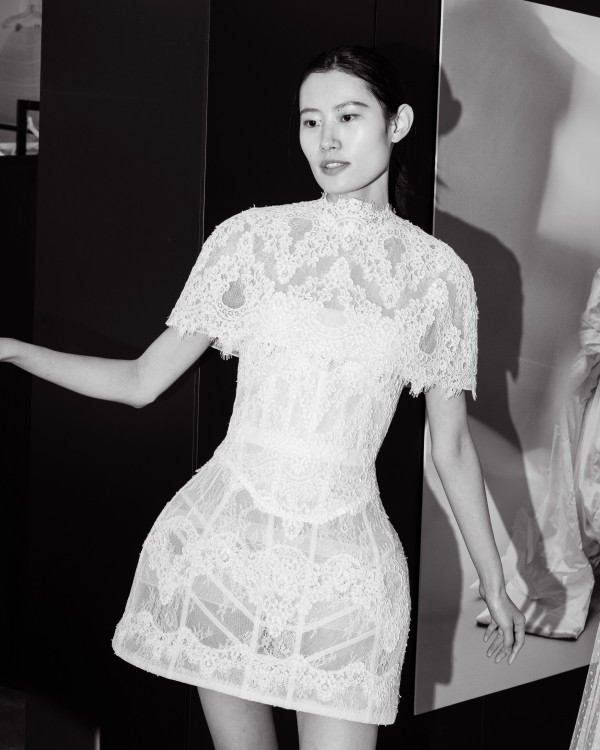 In the Atelier with House of Gilles for New York Bridal Fashion Week Fall 2026